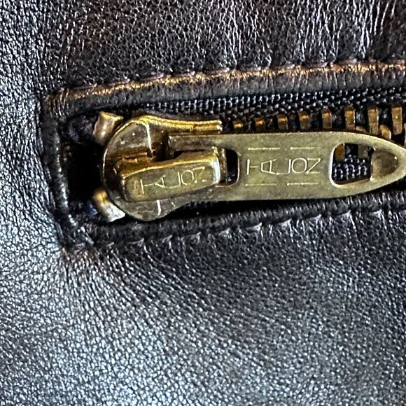 Vintage Black Leather Blazer Style Jacket - Picture 8 of 16